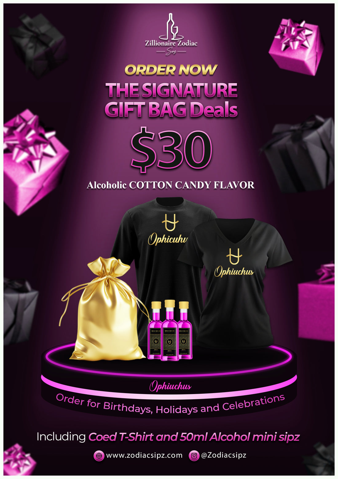 Ophiuchus  Signature Gift Bags (Alcoholic)