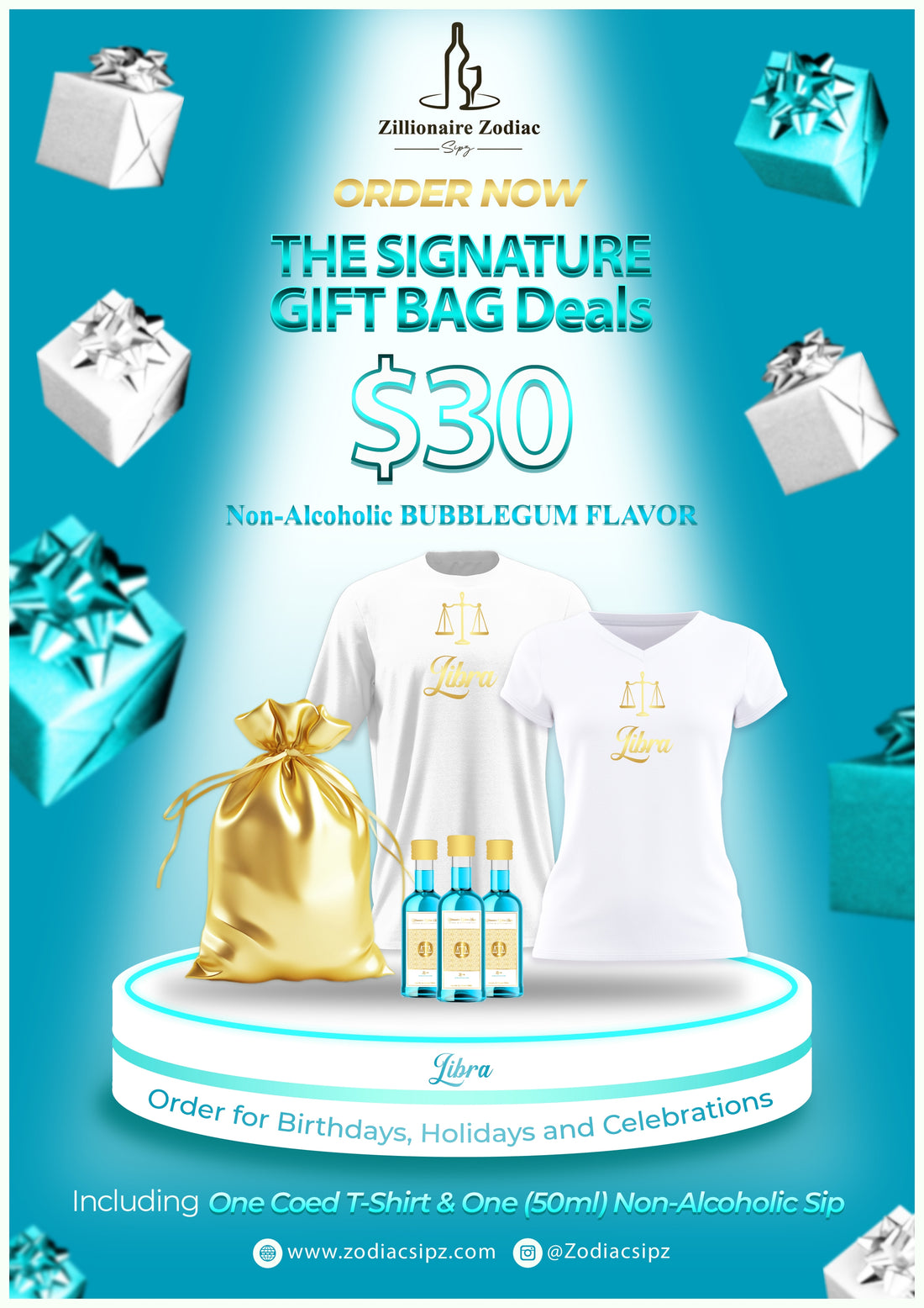 Libra Signature Gift Bags (Non Alcoholic)