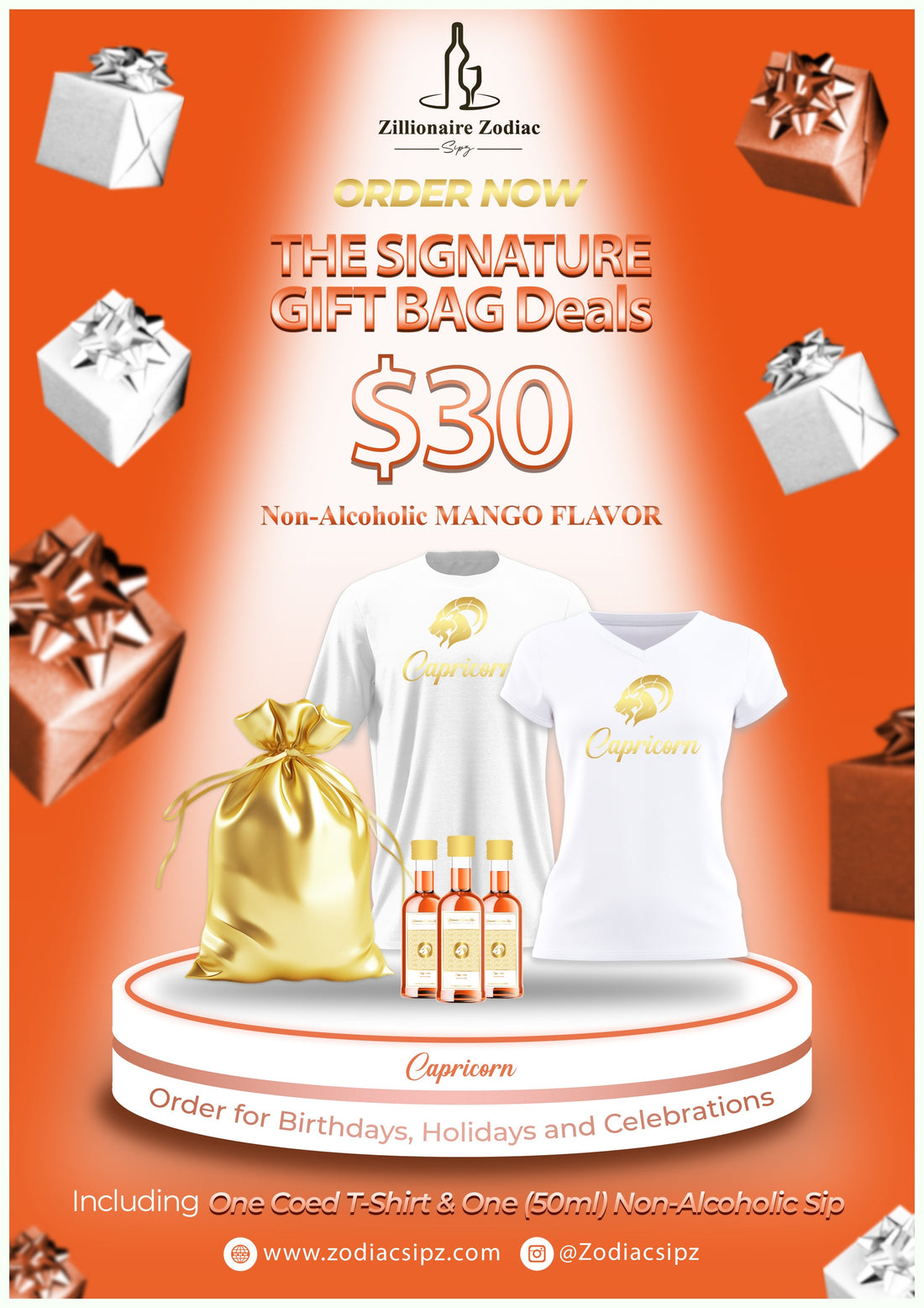 Capricorn Signature Gift Bags (Non Alcoholic)