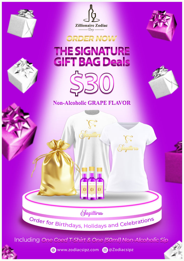 Sagittirus Signature Gift Bags (Non Alcoholic)